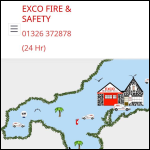 Screen shot of the Exco Fire & Safety Control Ltd website.