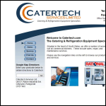 Screen shot of the Catertech Services Ltd website.