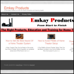 Screen shot of the Emkay Innovative Products website.