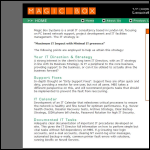 Screen shot of the Magic Box Systems Ltd website.