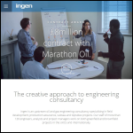 Screen shot of the Ingen Ideas Ltd website.