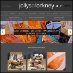 Screen shot of the Jolly's Fish & Farm Produce website.