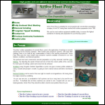 Screen shot of the Active Floor Preparation website.