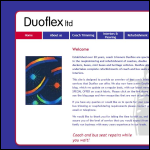 Screen shot of the Duoflex Ltd website.