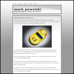 Screen shot of the Markp Ltd website.