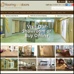 Screen shot of the Flooring and Doors.co.uk website.