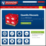 Screen shot of the Pennine Trophies website.