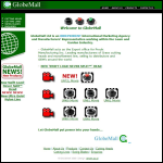 Screen shot of the Globemall Ltd website.