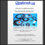 Screen shot of the Clingbrook Ltd website.