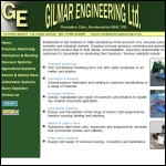 Screen shot of the Gilmar Engineering Ltd website.