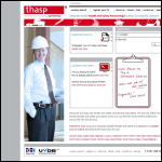 Screen shot of the Thasp website.