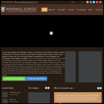 Screen shot of the Windmill Lodges website.