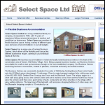 Screen shot of the Select Space Ltd website.
