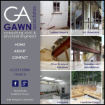Screen shot of the Gawn Associates Ltd website.