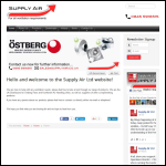 Screen shot of the Supply Air Ltd website.