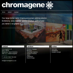 Screen shot of the Chromagene Ltd website.