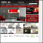 Screen shot of the Nelson Lighting Co Ltd website.