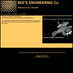 Screen shot of the Bees Engineering Co website.