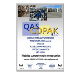 Screen shot of the Qas Copak Ltd website.