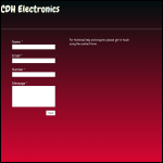 Screen shot of the Cdh Electronic website.