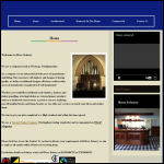 Screen shot of the Ross Joinery website.