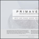 Screen shot of the Primavera (Cambridge) Ltd website.
