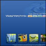 Screen shot of the Washtechnix website.