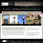 Screen shot of the Decorlight Ltd website.