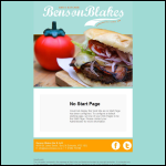 Screen shot of the Benson Blakes Bars Ltd website.