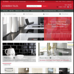 Screen shot of the Cosmo Ceramics Ltd website.