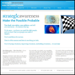 Screen shot of the Strategic Awareness Ltd website.
