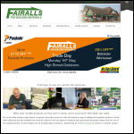 Screen shot of the Fairalls (Builders Merchants) Ltd website.