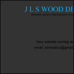 Screen shot of the JLS Wood Design website.