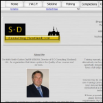 Screen shot of the S-D Consulting Scotland Ltd website.