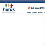 Screen shot of the E J Herok Ltd website.
