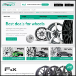 Screen shot of the Motorsport Wheels website.