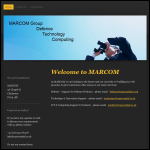 Screen shot of the Marcom Defence website.