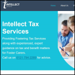 Screen shot of the Intellect Business Services website.