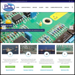 Screen shot of the Polham Controls Ltd website.