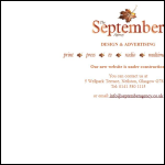 Screen shot of the September Agency Ltd website.