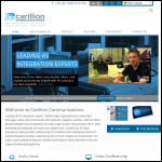 Screen shot of the Carillion Communications Ltd website.
