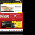 Screen shot of the Lambert Contracts Ltd website.
