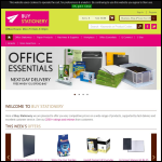 Screen shot of the Buy-stationery Co Uk website.