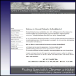 Screen shot of the Chromal Plating Co. (Bolton) Ltd website.