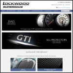 Screen shot of the Lockwood International Ltd website.