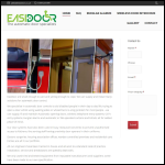 Screen shot of the Easidoor Ltd website.