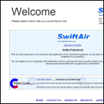 Screen shot of the Swiftair Movement Ltd website.
