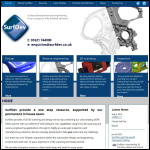 Screen shot of the Surface Development & Engineering Ltd website.