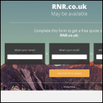 Screen shot of the R N R Engineering Ltd website.