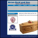 Screen shot of the Brian Reid & Son Ltd website.